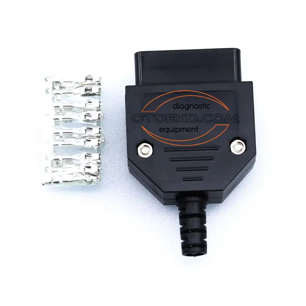 كابل ووصلة الفحص والتشخيص الصناعية J1962F Obd2 16 Pinli Konnektör / İçi Boş (Otoeko) عالية الاعتمادية - 13